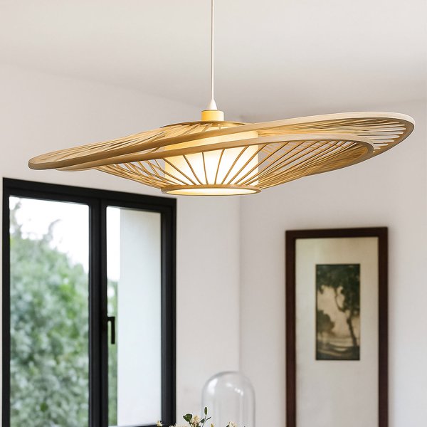 Suspension Ailen Ø70 cm, design rond élégant pour la salle à manger